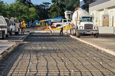 Redmond commercial concrete delivery services in WA near 98052